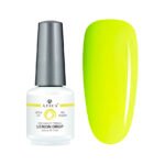 Lemon lakier hybrydowy ATICA 003 Lemon Drop – butelka 7,5 ml i wzornik koloru
