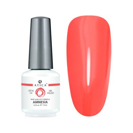 Amnesia lakier hybrydowy ATICA 004 Amnesia – butelka 7,5 ml i wzornik koloru