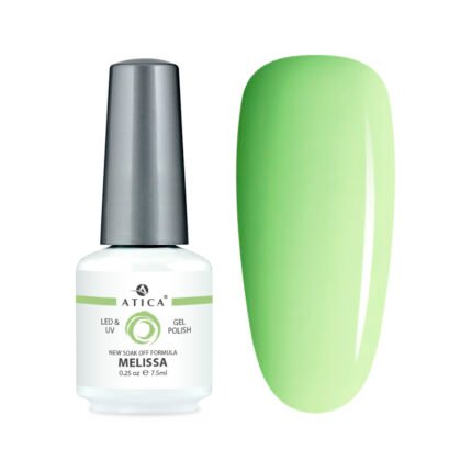 Melissa lakier hybrydowy ATICA 006 Melissa – butelka 7,5 ml i wzornik koloru