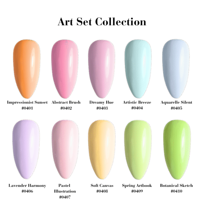 XNAIL Lakier Hybrydowy 10 ml Aquarelle Silent #0405 – pastelowy niebieski odcień dla harmonijnych stylizacji - obrazek 2