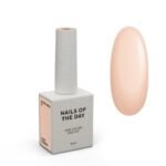 NAILSOFTHEDAY Cover base Light Pigment 44 – brzoskwiniowa półtransparentna baza hybrydowa