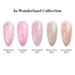 Xnail Baza kamuflująca 10 ml Bunny's Secret #0014 – beżowa baza z folią i drobinkami - obrazek 2