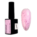 Xnail Baza kamuflująca Dreamland #0012 – różowa baza z drobinkami i folią, 10 ml