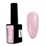 Xnail Baza kamuflująca Fairy Eggshells #0013 – jasnoróżowa baza z drobinkami i folią, 10 m