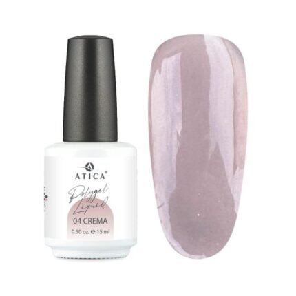 ATICA Acrylgel Crema 04 – kremowy płynny żel do wzmacniania paznokci, 15 ml