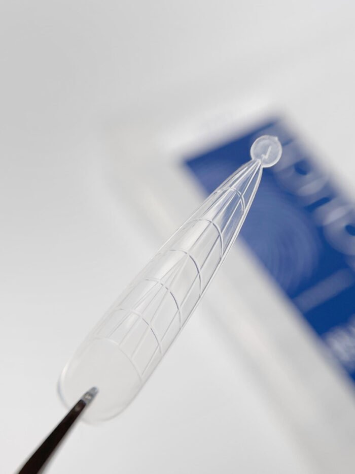 TOUCH Górne formy do przedłużania paznokci – Oval, 120 sztuk - obrazek 2