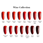 Lakier hybrydowy Zinfandel #0208 – czerwony kryjący odcień, 10 ml - obrazek 2