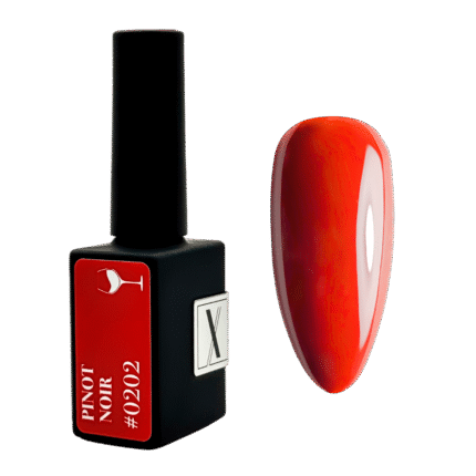 Lakier hybrydowy Pinot Noir #0202 – czerwony kryjący odcień 10 ml