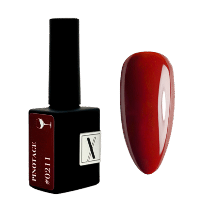 Lakier hybrydowy Pinotage #0211 – ciemnoczerwony kryjący odcień 10 ml