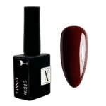 Lakier hybrydowy Tannat #0215 – ciemnobordowy kryjący odcień 10 ml