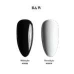 Lakier hybrydowy Midnight #000B – klasyczny czarny kryjący, 10 ml - obrazek 2