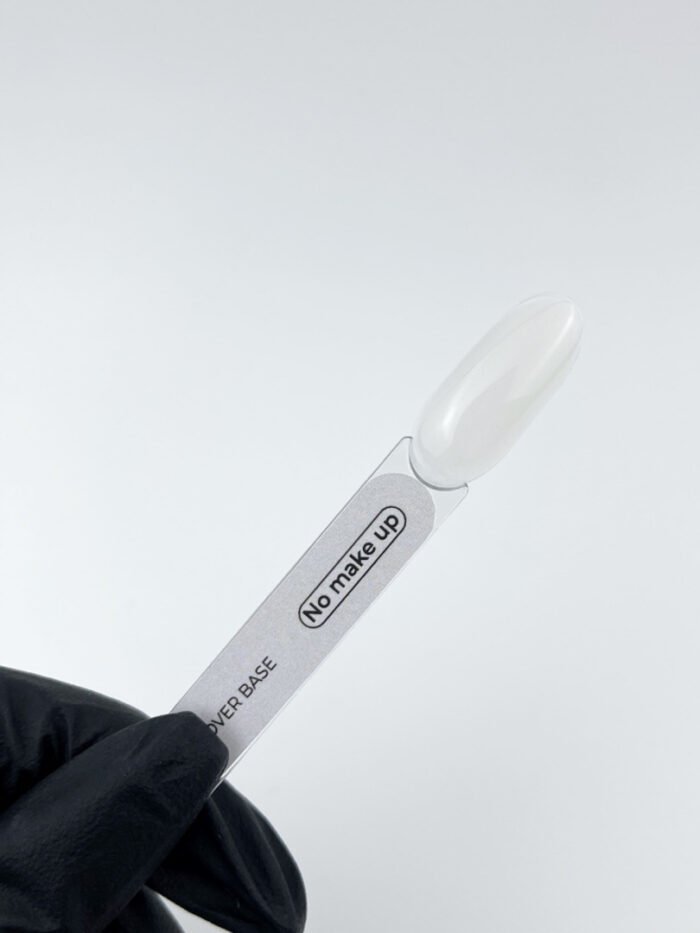 TOUCH Cover base No Make Up – półprzezroczysta baza hybrydowa mleczno-lawendowa, 13 ml - obrazek 3