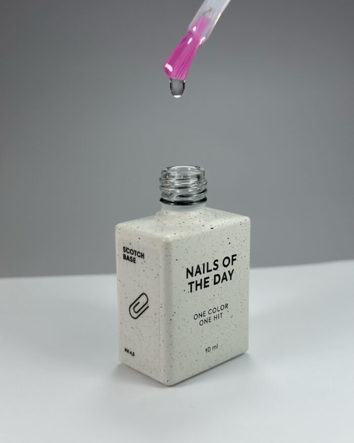 NAILSOFTHEDAY Scotch Base – płynna baza hybrydowa do wcierki i pedicure, 10 ml - obrazek 3