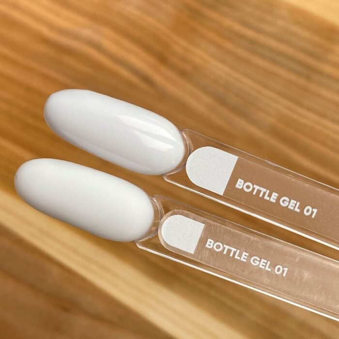 NAILSOFTHEDAY Bottle Gel 01 – biały żel do wzmocnienia i naprawy, 10 ml - obrazek 3