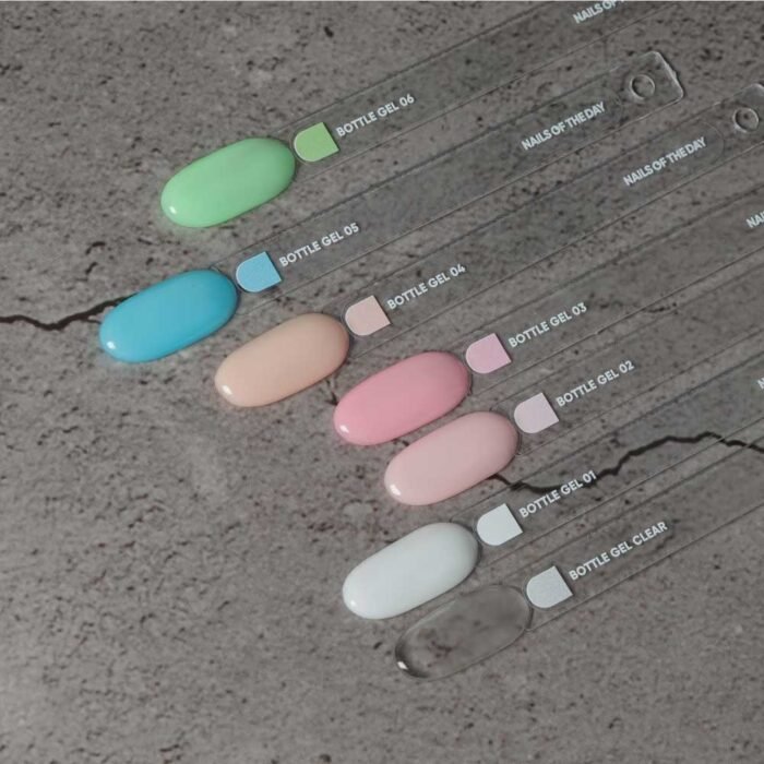 NAILSOFTHEDAY Bottle Gel 05 – błękitny żel do wzmocnienia i naprawy, 10 ml - obrazek 5