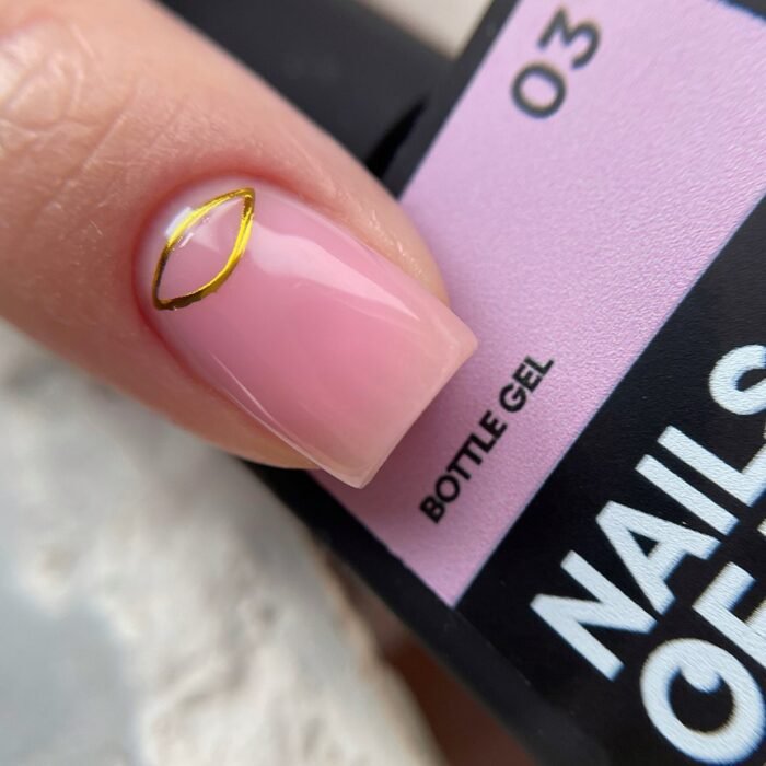 NAILSOFTHEDAY Bottle Gel 03 – różowy żel do wzmocnienia i naprawy, 10 ml - obrazek 4