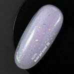 NAILSOFTHEDAY Build gel Potal 02 – jasno-różowy żel budujący z cząstkami folii, 15 ml - obrazek 2