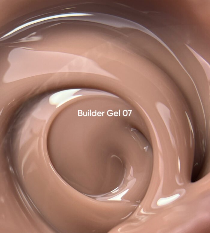NAILSOFTHEDAY Builder gel 07 – nudowo-karmelowy żel budujący, 15 ml - obrazek 2