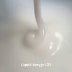 NAILSOFTHEDAY Liquid Acrygel 01 – mleczno-biały płynny akrylożel, 15 ml - obrazek 2