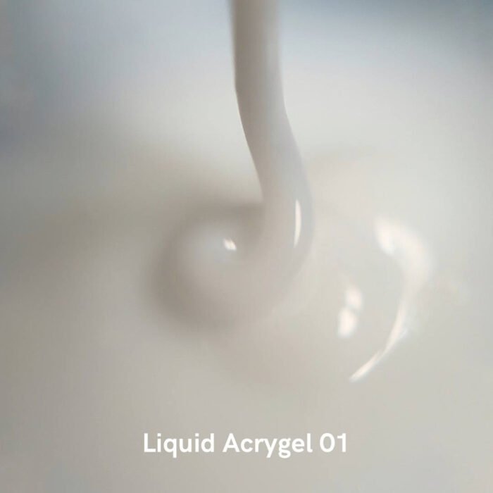 NAILSOFTHEDAY Liquid Acrygel 01 – mleczno-biały płynny akrylożel, 15 ml - obrazek 2