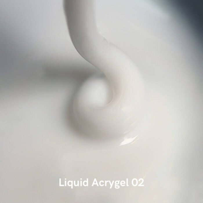 NAILSOFTHEDAY Liquid Acrygel 02 – nasycono-mleczny płynny akrylożel, 15 ml - obrazek 3