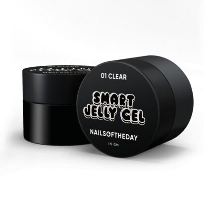 NAILSOFTHEDAY Smart Jelly gel 01 – przezroczysty budujący żel-galaretka, 15 g