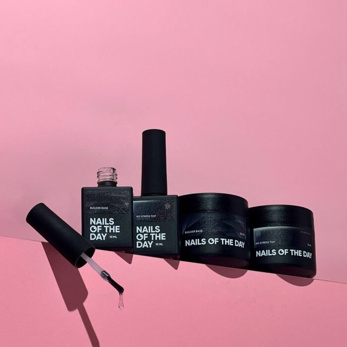 NAILSOFTHEDAY Builder Base Strong Gel – żel-baza pod twarde materiały, 10 ml - obrazek 2