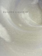 TOUCH Builder liquid 16 – biało-srebrny mocny żel z drobinkami o płynnej konsystencji, 15 ml - obrazek 4