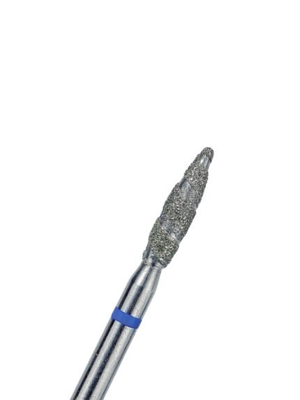 TOUCH frez diamentowy tornado ostry niebieski 2,1 mm do opracowania skórek i płytki paznokcia
