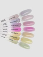 TOUCH Liquid polygel Matcha – zgaszono-zielony półprzezroczysty płynny akrylożel, 15 ml - obrazek 3