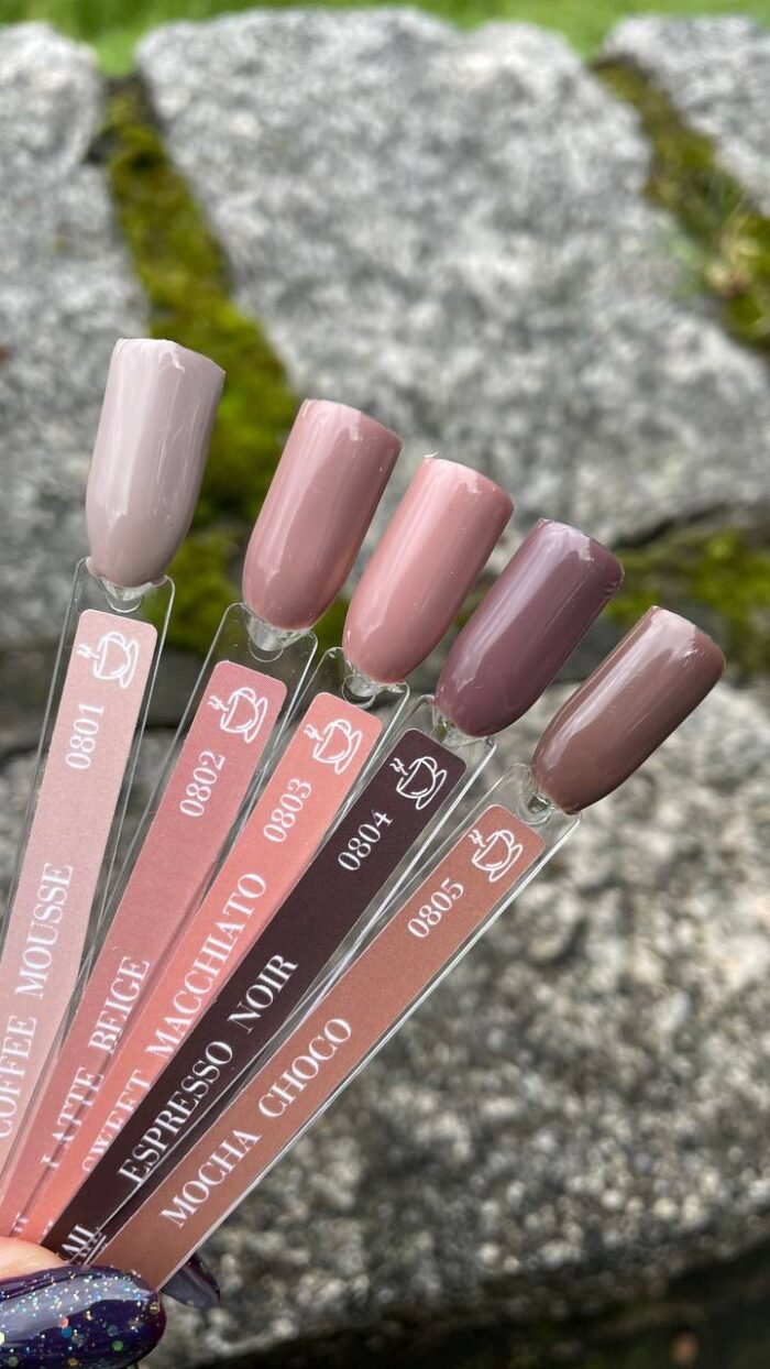 Lakier Hybrydowy 10 ml Latte Beige #0802 – Coffee Break Collection - obrazek 2