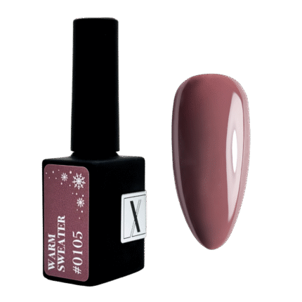 Lakier hybrydowy Warm Sweater #0105 – pudrowy róż Hello, December Collection