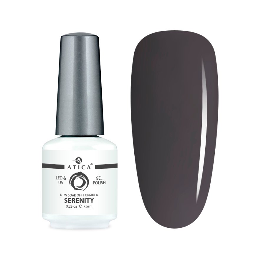 Serenity – lakier hybrydowy 7.5 ml Atica Lakier hybrydowy Atica Serenity 7.5 ml – subtelny i elegancki odcień