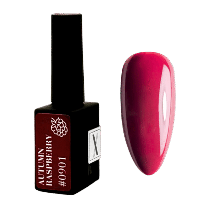 Lakier hybrydowy Autumn Raspberry #0901 – intensywny malinowy odcień Berry Tales