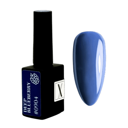 Lakier hybrydowy Deep Blueberry #0904 – intensywny granatowy odcień Berry Tales