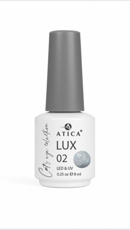 Lakier hybrydowy LC02 Cat’s Eye Lux 8 ml – efekt kociego oka Atica