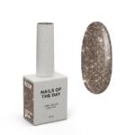 Lakier hybrydowy NAILSOFTHENIGHT Baylis 10 ml – złoty odblaskowy lakier hybrydowy