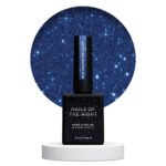 Lakier hybrydowy NAILSOFTHENIGHT Blue Lagoon 10 ml – niebieski lakier z odblaskową drobinką