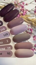 Lakier Hybrydowy Atica Tisel – 8 ml – jasny wrzosowy odcień z kolekcji GPM236 - obrazek 2