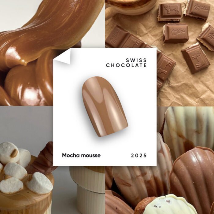 NAILSOFTHEDAY Let's special Mocha Mousse – ciepły karmelowo-beżowy lakier hybrydowy, 10 ml - obrazek 2