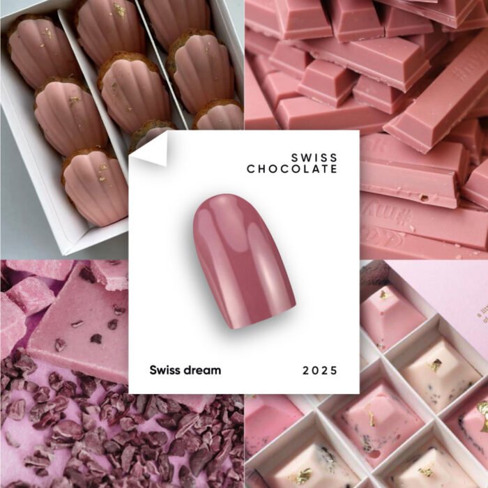 NAILSOFTHEDAY Let's special Swiss Dream – pudrowy różowy lakier hybrydowy, 10 ml - obrazek 2