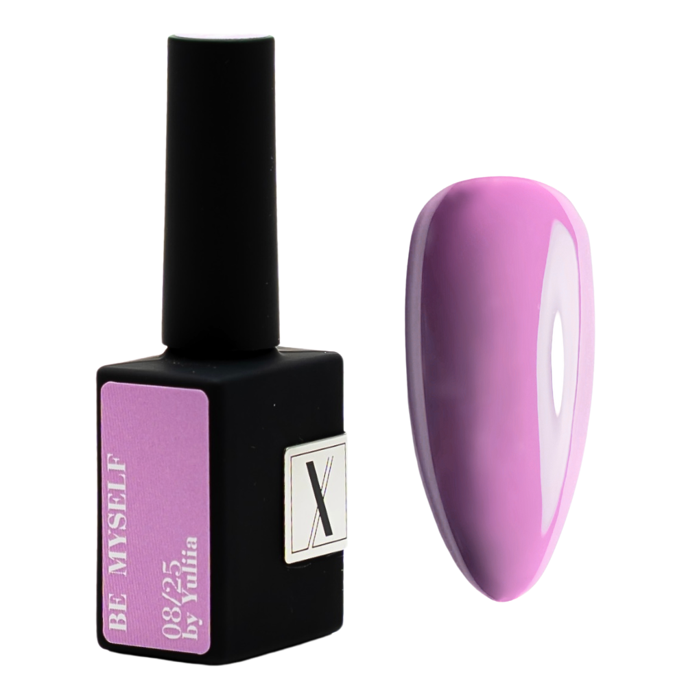 Be Myself by Yuliia 08/25 – lakier hybrydowy Xnail 10 ml Lakier hybrydowy Be Myself by Yuliia 08/25 – różowy kryjący odcień 10 ml
