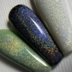 NAILSOFTHENIGHT Holographic Top Cat Eye – holograficzny top z efektem „kocie oko” bez lepkiej warstwy, 10 ml - obrazek 3