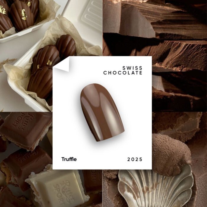 NAILSOFTHEDAY Truffle Gel Polish – ciemny karmelowy lakier hybrydowy, 10 ml - obrazek 2