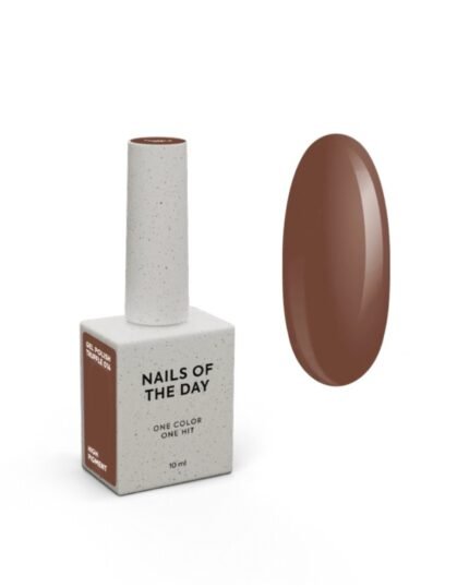 NAILSOFTHEDAY Truffle Gel Polish ciemny karmelowy lakier hybrydowy 10 ml