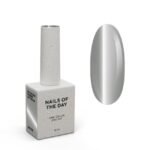 NAILSOFTHEDAY Korean cat eye 05 szary lakier hybrydowy z efektem kocie oko 10 ml