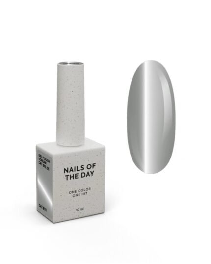 NAILSOFTHEDAY Korean cat eye 05 szary lakier hybrydowy z efektem kocie oko 10 ml