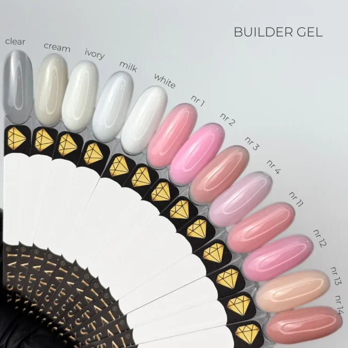 Builder Gel №1, 30 ml — profesjonalny żel budujący o średniej lepkości - obrazek 2