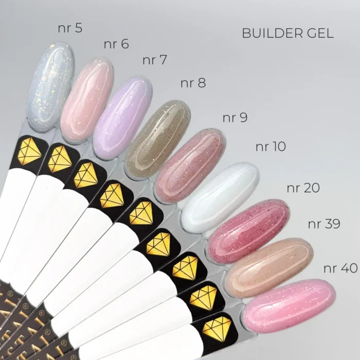 Builder Gel №8, 30 ml — profesjonalny żel budujący o średniej lepkości - obrazek 2
