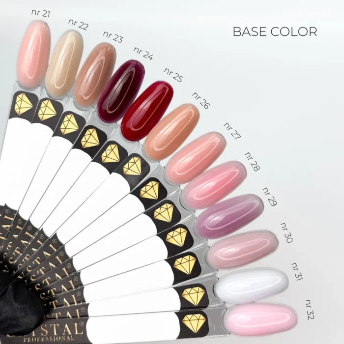 Base Color #24, 12 ml — niskokwasowa baza kamuflująca o naturalnym kryciu - obrazek 3